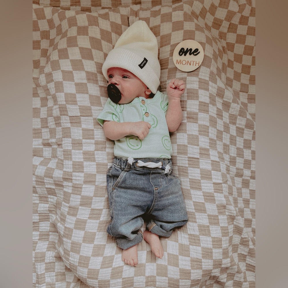 3D Wooden Monthly Dics - Months 1-12 Plus Hello World For Baby’s First Year
